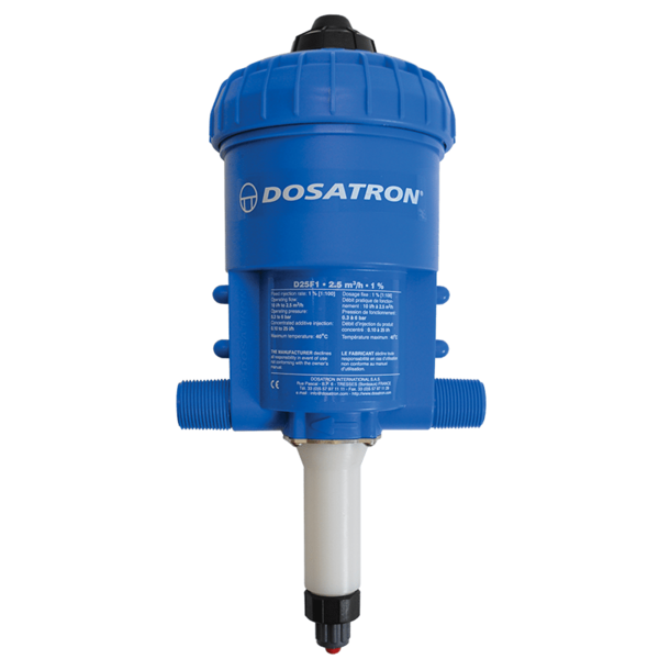 Dosatron In-Line Fertilizer Injector - D25F1 fixed ratio of 1% - 11GPM 1